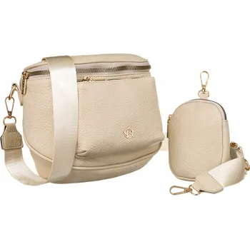 Kabelka Rovicky ledvinka přes rameno R-KP-04-F19-4027 L.B béžová