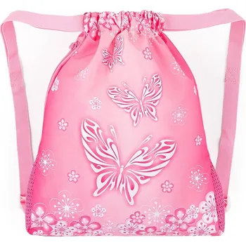 Školní sáček Bagmaster SÁČEK VEGA 23 A školní na přezůvky / tělocvik - motýlci