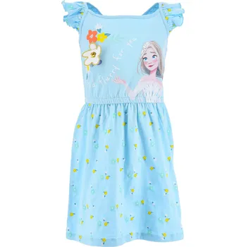 Dívčí šaty ŠATY FROZEN SC we1109 tyrkysové Velikost: 8
