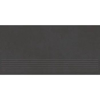 Dlažba Archicross Base black stopnica prasowana mat. - schodovka 29,8x59,8 černá 171345