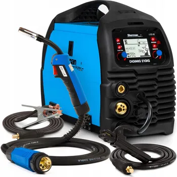 Svářečka Svářečka MIGOMAT SHERMAN DIGIMIG 210XS MIG MMA TIG 230V 200A ALU SYN 3v1