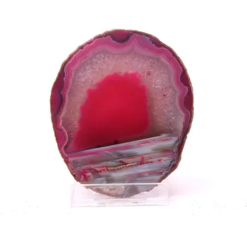 Drahý kámen Magieprirody.cz Achát plát 10x9x2 cm 280 g #K1634 + stojánek zdarma