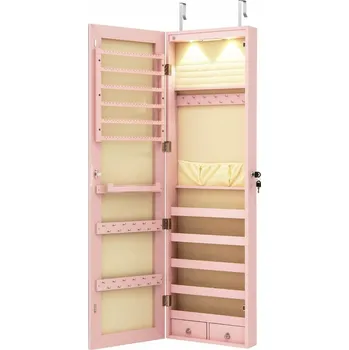 Toaletní stolek Toaletní Stolek Costway odstíny růžové 35,5 x 120 x 10 cm