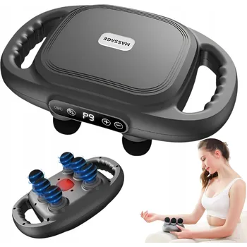 Masážní přístroj MASÁŽNÍ PŘÍSTROJ VIBRAČNÍ MASÁŽNÍ PISTOLE NA TĚLO ZAD MASSAGE GUN 6 HLAVOVÁ