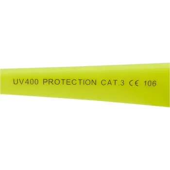 Sluneční brýle Urban Classics Sluneční brýle Lefkada s tmavými skly, 2 kusy v balení Barva: žlutá - černá, Velikost: one size