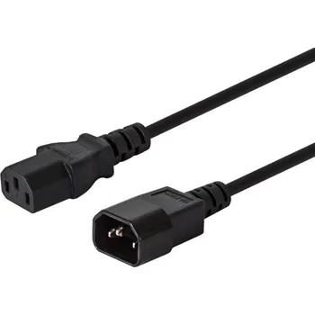 Napájecí kabel Prodlužovací kabel napájecí IEC 1,2 m Savio CL-99