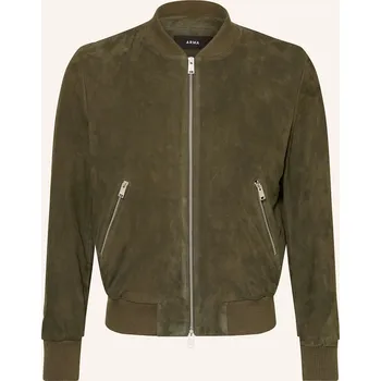 Arma Pánský Kožený Blouson Didier, tmavě zelená, 48