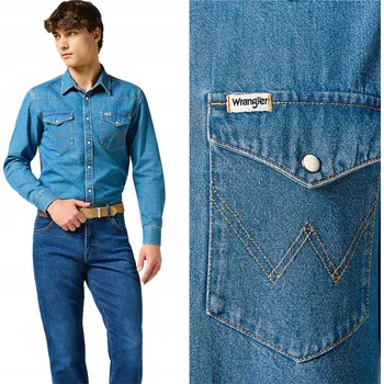 Pánská košile Wrangler WESTERN SHIRT Pánská košile S M