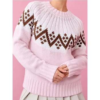 Dámský svetr Sinsay - Svetr se skandinávským vzorem - vícebarevná - 328FJ-MLC - 328FJ-MLC-S
