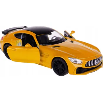 autíčko MERCEDES-BENZ AMG GT R KOVOVÝ MODEL WELLY 1:34-39 ZLATÝ