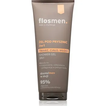 Sprchový gel FlosLek Laboratorium FlosMen sprchový gel 3 v 1 pro muže 225 ml