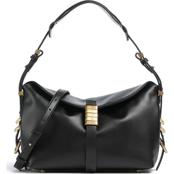 Pinko Saddle Horizontal Mini - Taška přes rameno v černá, kůže, 232657 | Kabelky pro ženy & muže