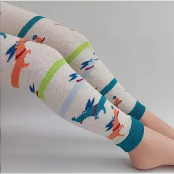 Dámské punčochy Dětské punčochové legíny Jezevčík - 92-98 / béžová