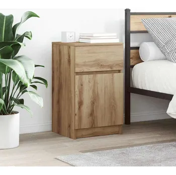 Noční stolek vidaXL Noční stolek 39x35x65 cm kompozitní dřevo [861319] Barva: dub artisan