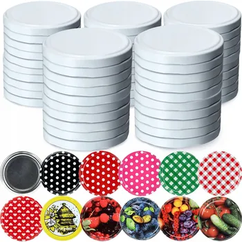 Obraz Šroubovací Víčka na zavařovací sklenice Kadax K5164 66 mm 50 ks