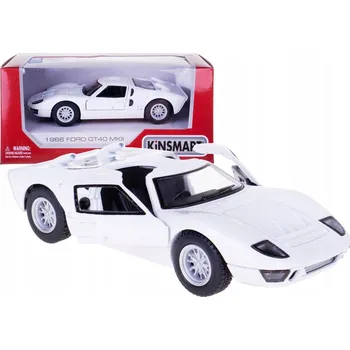 autíčko Ford GT40 MkII 1966 1:32 KINSMART bílý
