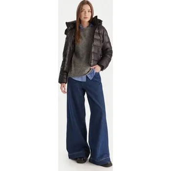 Tommy Hilfiger Vatovaná bunda WW0WW47354 Černá Slim Fit XXS