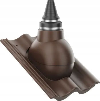 Vrták Anténní průchodka střešní BENDERS PALEMA HNĚDÁ, vodotěsná