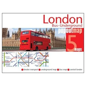 Cestování London Bus Underground Doubl - Maps, Popout