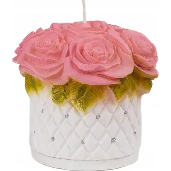 Svíčka Parafínová vonná svíčka Růže Rak