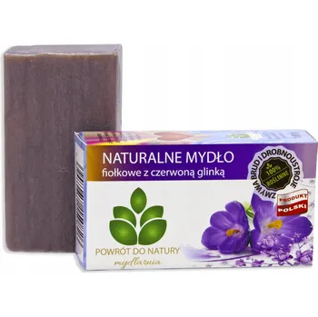 Mýdlo Fialové mýdlo s jílem EKO Powrót do Natury 100g