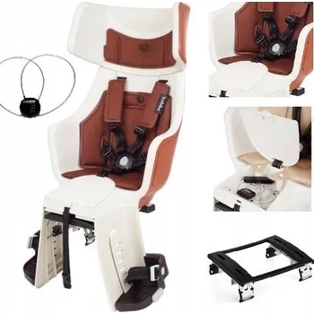 cyklosedačka Zadní dětská sedačka na kolo Bobike Exclusive Tour Plus hnědá