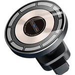 Držák do auta / bezdrátová Qi nabíječka DUX DUCIS Duzzona do mřížky - podp. MagSafe - 15W - černý