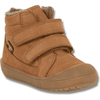 Dívčí zimní obuv FRODDO Ollie Wool Tex dětské zimní boty s membránou, Cognac Velikost: 27