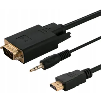 Video kabel Kabel Savio CL-104 HDMI - D-Sub (VGA) 1,8 m