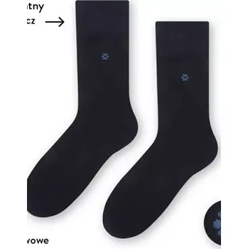 Pánské ponožky OBLEKOVÉ PONOŽKY S JEMNÝM ŽEBROVÁNÍM 056 tmavě modrá 42-44