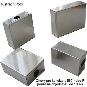 Dóza na potraviny Krabička plechová 40x30x17mm s víčkem