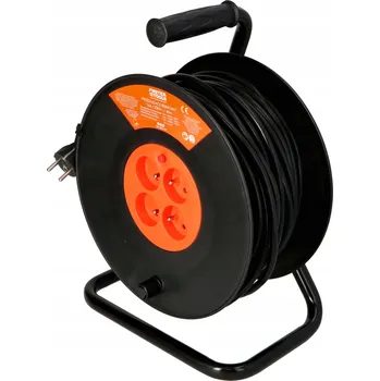 Napájecí kabel FASTER TOOLS prodlužovací kabel bubnový 40 m 3x1,5 mm