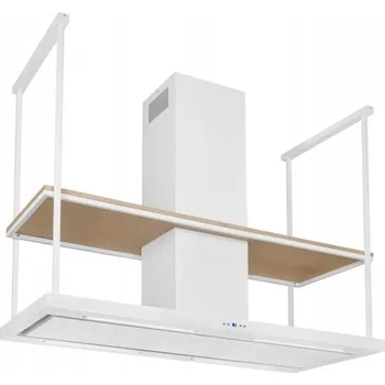 Digestoř Ostrůvkový odsavač par Nortberg Centropolis Elite Wood White Matt