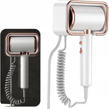 Péče o vlasy Fén na vlasy malý lehký hotelový nástěnný bílý 2000W