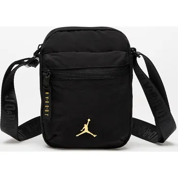Sportovní taška Taška Jordan Jan Airborne Festival Bag Black/ Gold Universal