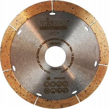 Řezný kotouč Diamantový řezný kotouč Distar 115x22mm Hard Ceramics Advanced Diamantový kotouč tvrdou kameninu