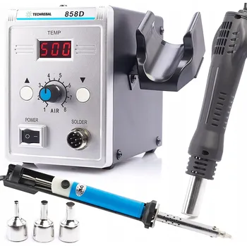 Páječka HORKOVZDUŠNÁ PÁJECÍ STANICE 858D TECHREBAL + ELEKTRICKÁ ODSÁVAČKA