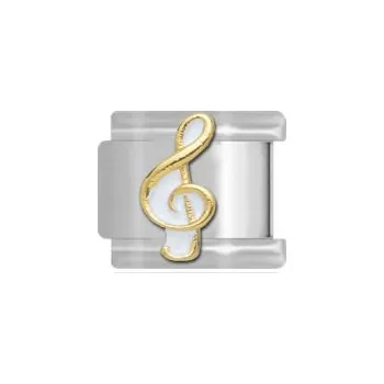 Přívěsek MODULÁRNÍ ZÁVĚS MAYBEME ZLATÁ NOTA