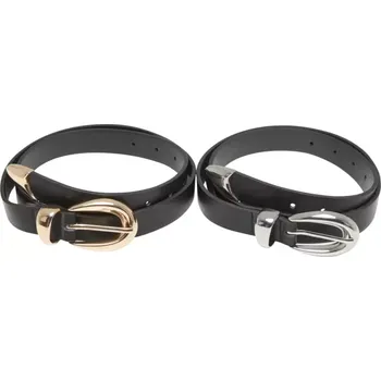 Opasek Dámský pásek URBAN CLASSICS TB7211A BLACK/GOLD/BLACK/SILVER L/XL
