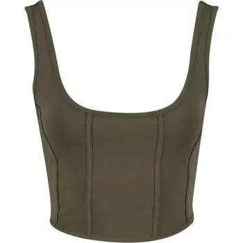 Dámské triko URBAN CLASSICS TB7534 OLIVE L