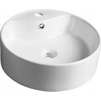 Umyvadlo Umyvadlo na desku kulaté Sapho Yakarta bílé