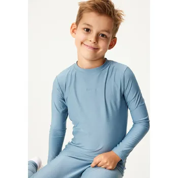 unuo Dětské termo triko s dlouhým rukávem, Modrá Velikost: 110/116