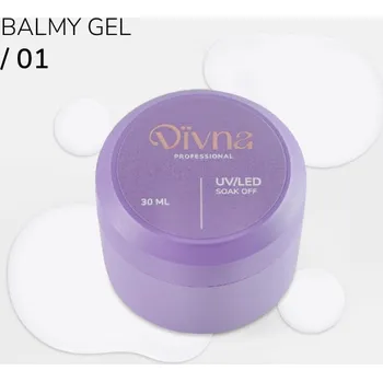 Lak na nehty DIVNA Balmy Gel 01 gel v lahvičce s konzistencí báze 13 ml na nehty