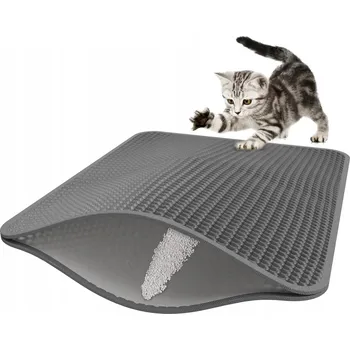 Rohožka PODLOŽKA POD ZÁCHODOVÁ ROHOŽKA Pro Kočky Dvouvrstvá VELKÁ XXL 60x45 cm