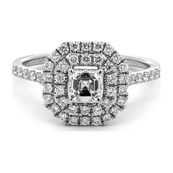 Prsten Zlatý Prsten s Diamanty 2011700