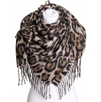 Šála Hagne šátek se zvířecím vzorem - viskóza