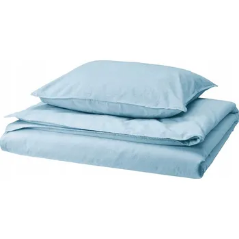 Povlečení IKEA ÄNGSLILJA Sada povlečení 150x200/50x60 cm modrá Bavlna
