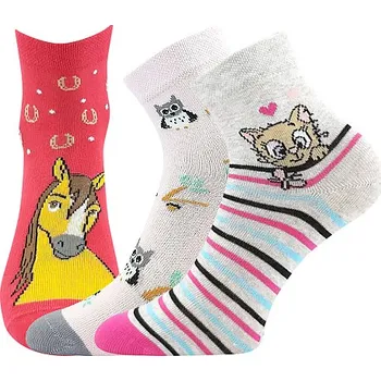 Dětské termo ponožky Boma Kay 3ks - mix D holka - mix, 30-34