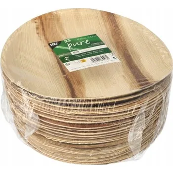 Talíř Talíř Papstar 23 cm 25 ks z palmového listu