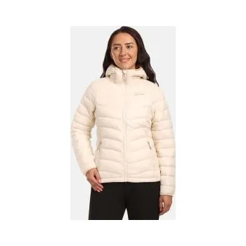 Dámská casual bunda Kilpi REBEKI-W béžová ZL0116KI 40; Hnědá bunda + DÁREK DLE VÝBĚRU!